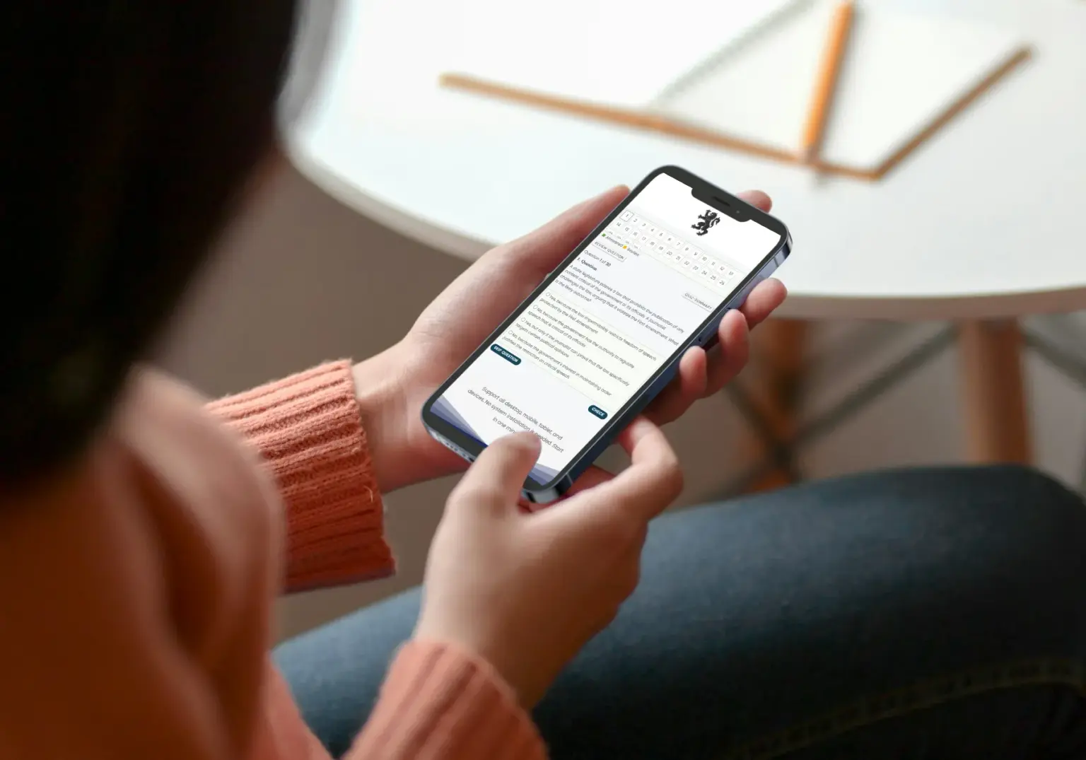 Farrier Exam mobile study experience preview